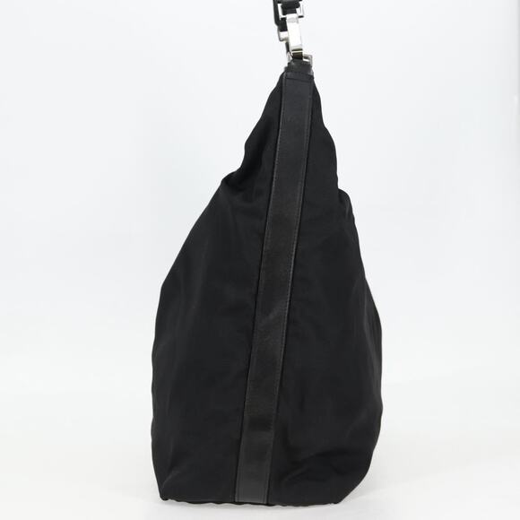 GUCCI Shoulder Bag Nylon Black Silver 001 001 - Picture 5 of 16